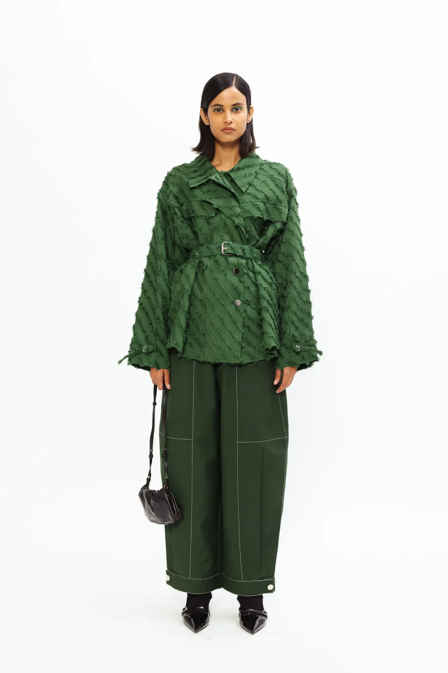 Green on Green, complete look